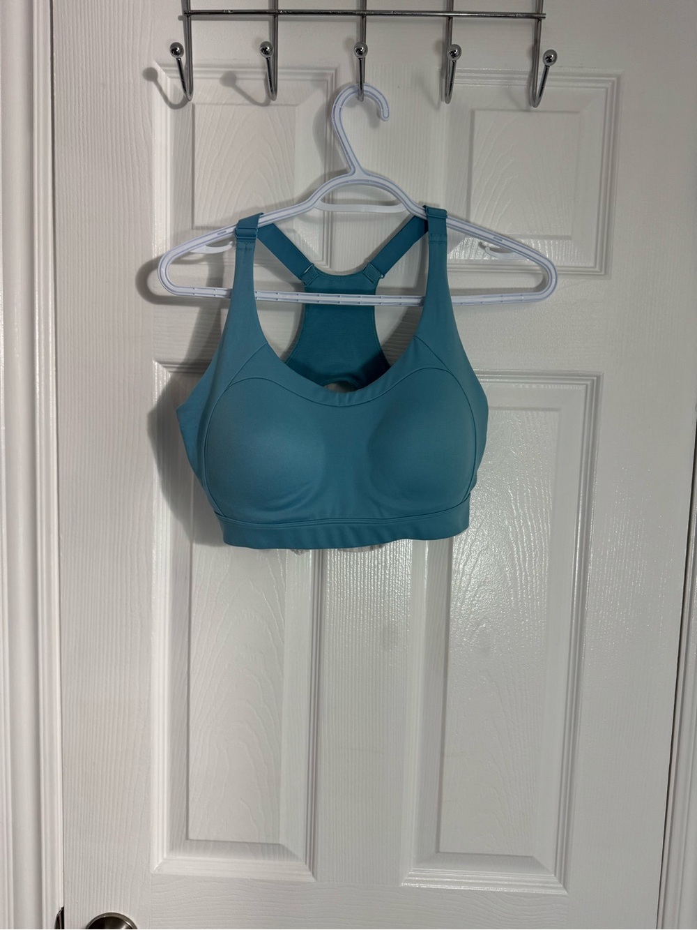 Gymshark Teal High-Impact Racerback Sports Bra